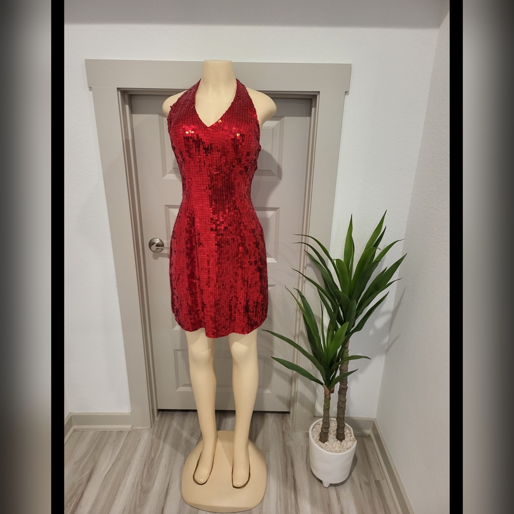 Red dress